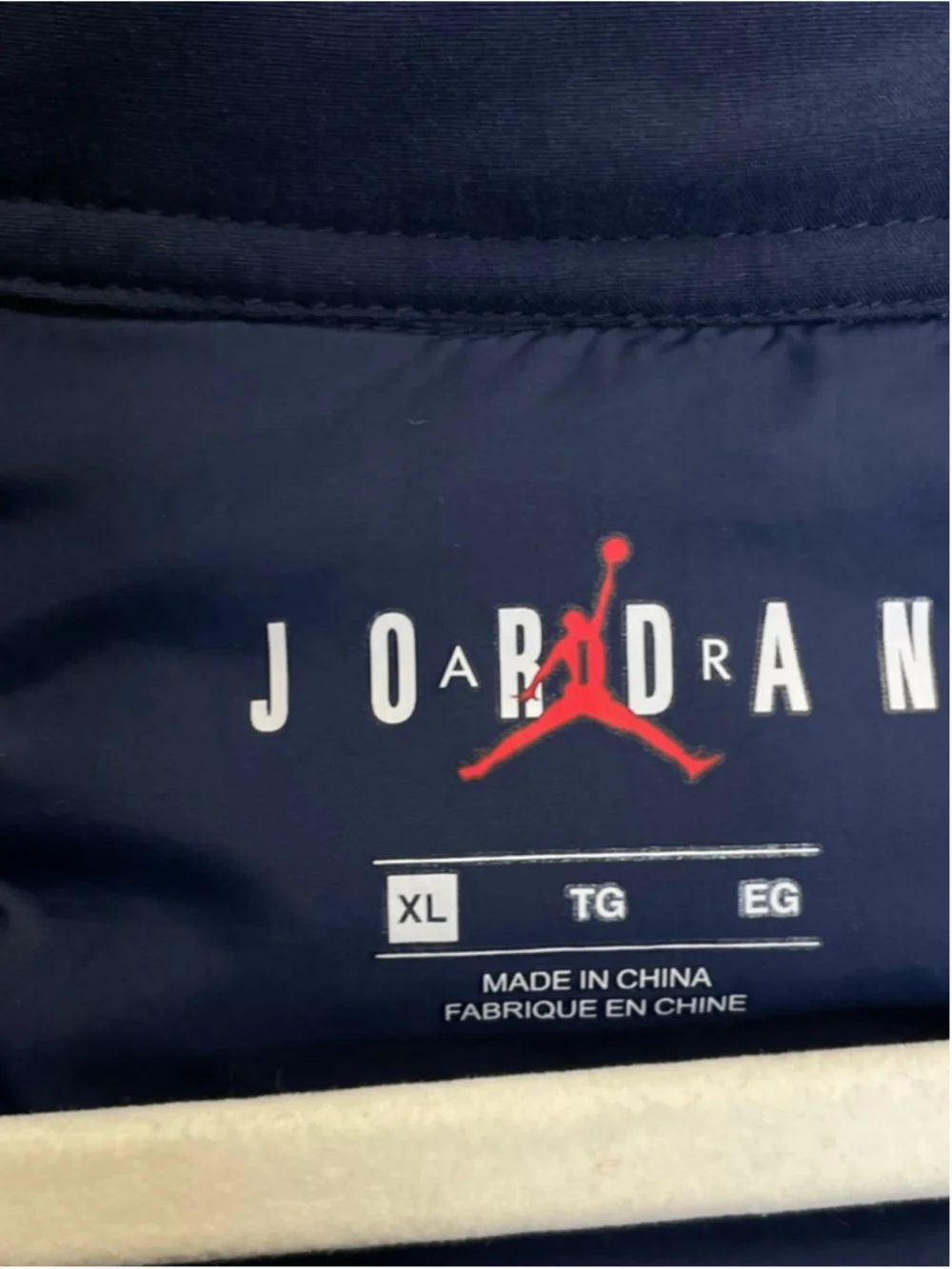 Jordan Michigan Wolverines Jacket XL Navy